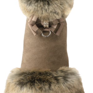 Fawn Nouveau Double Bow Bronze Fox Fur Coat